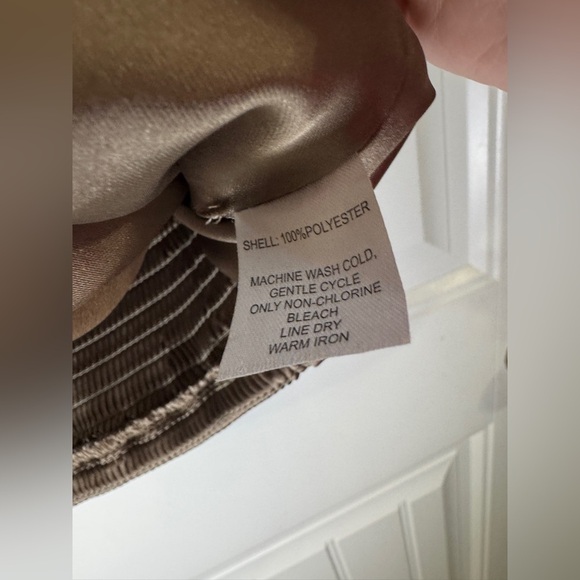 House of Harlow 1960 x Revolve Taupe Satin Corset Crop Top Bustier - Picture 5 of 6